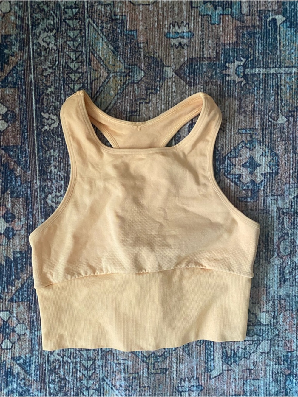 Free People Movement Racerback Seamless Sports Bra - Cream orange